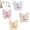 Mix -4 PCS, variant on Butterfly Rotating Self Adhesive Hooks, Butterfly Clasp Bathroom Corner Hook with 3-Hook 270° Swivel, Wall Mount Storage Hooks, No Drill Wall Mount Storage Hook for Home Kitchen (White -4 PCS)