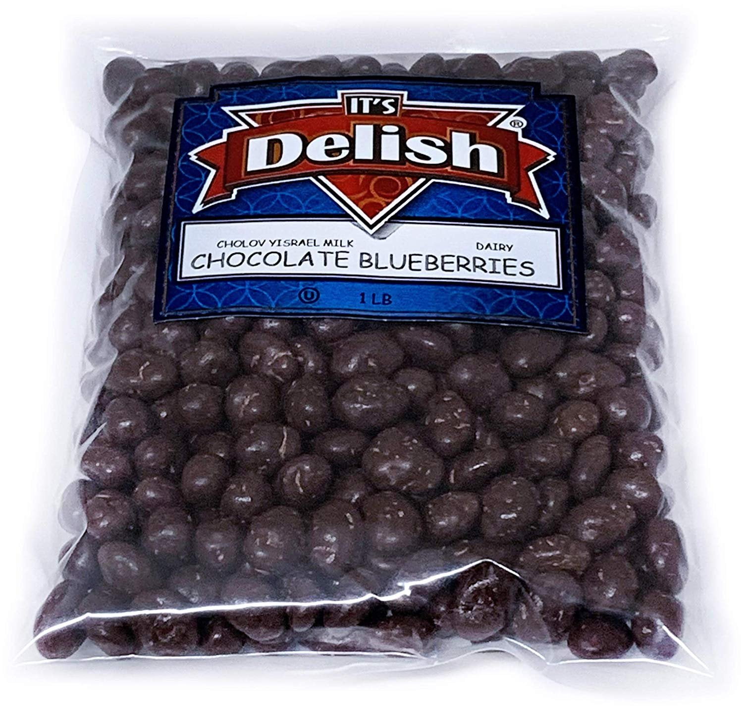 Gourmet Milk Chocolate Covered Blueberries by It's Delish, 10 lbs Bulk ...