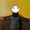 thumbnail image 4 of Funny Prank See Through Netting Hood With Print – Unique Accessory Hat Mask Toys, 4 of 7