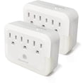 thumbnail image 1 of Night Light Plug in, Outlet Extender with Night Light, ATTOE Multi-Plug Outlet with Automatic Sensor Light Warm White LED Nightlight Plug Adapter for Home, Kids Room, Corridor,Bedroom (2, 1 of 5