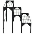 thumbnail image 5 of Costway 3 Tier Shelf Flower Plant Display Stand Rack Large Modern Black Metal Heavy Duty, 5 of 7