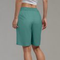 thumbnail image 4 of Pantalones Ligeros de Yoga para Mujeres de Cintura Alta Pantalones Cortos de Color Sólido, Uso Deportivo de Fitness Suave para Tenis Y Baile, 4 of 8