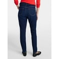 thumbnail image 3 of Time and Tru Women's High Rise Skinny Jeans, 29" Inseam Regular, Sizes 0-20, 10S-16S, 3 of 5
