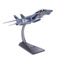 thumbnail image 2 of TAPDRA Diecast F-14 Tomcat Fighter Model 1:72 Scale US Navy Aircraft Plane 10.2in with Stand for Collectors and Decorators, 2 of 8