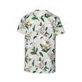 thumbnail image 3 of Fuzoiu Lilies Flowers Print Boys' Casual T-Shirt,Crewneck Undershirts,Boys Athletic Shirt,Short Sleeve T-Shirts for Outdoor Play, 3 of 7