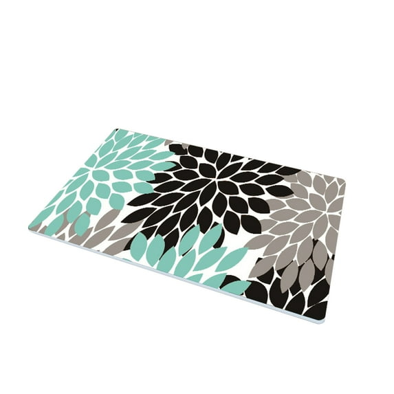 Floor Carpet Bathroom Bohemian Style Non-slip Area Rug Living Room Water Absorbent Floor Mat, 50x80cm