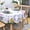 Wildflowers, variant on Spring Floral Oval Tablecloth 60x84in, Watercolor Waterproof Table Cover for Kitchen Dining Decor