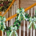 thumbnail image 5 of TanSiDing Large St. Patrick's Day Bows for Wreaths, St Patrick's Day Wreath Bows, Irish Shamrock Bows for Front Door, St. Patrick's Day Decor, Green Bows for Parade Indoor Outdoor Party Decor, 5 of 9