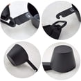 thumbnail image 4 of Tazas medidoras de metal anidadas, acero inoxidable, asas de silicona suave al tacto, alta calidad, mango ergonómico para café, harina, cereales, 9 piezas, ideal para entusiastas de la repostería y, 4 of 6