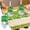 Green Size S2, variant on Qonioi Soccer Number Candles 0-9, Glitter Green Football Birthday Candles with Wax & Plastic Base, Sports Cake Toppers for Game Day Birthday Party, Green