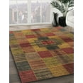 thumbnail image 2 of Ahgly Company Indoor Rectangle Abstract Light Brown Checkered Area Rugs, 5' x 8', 2 of 6
