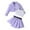 Purple, variant on Sngxgn Toddler Baby Girl Short Sleeve T-Shirt Tops A-Line Pleated Skirt 2Pcs Spring Summer Clothes Set(Purple,3Y)