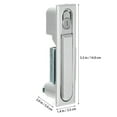 thumbnail image 2 of BRIGHTFUFU 1 Pc Lock for Closet Durable Plane Lock for Practical Home Use, 2 of 8