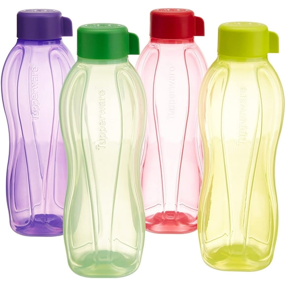 Tupperware Aquasafe Water Bottle Set, 1 Litre, Set of 4