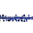 thumbnail image 3 of Northlight Tinsel and Polka Dot Commercial Christmas Garland - 50' x 1.5" - Lavish Blue - Unlit, 3 of 3