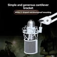 thumbnail image 3 of Mic Arm Stand for Recording,Podcasting,Adjustable Suspension Boom Scissor Arm Stand with Filter,Shock Mount, 3 of 5