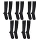 thumbnail image 1 of pares de calcetines de compresión para mujer, negros, antideslizantes, por encima de la rodilla, calcetines largos de tubo para deporte, 1 of 15