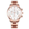thumbnail image 3 of Resicozy Mens Watches Stainless Watch Round Dial Quartz Chronograph Fashion Business Wristwatch with Date 2026 Pink, 3 of 4