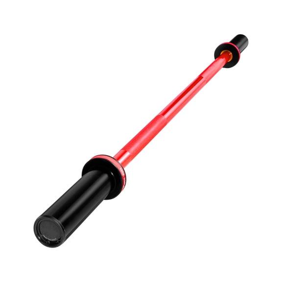 KFFKFF 4FT Barbell Bar, Compatible with 2-Inch Weight Plates, Features Knurled Grip for Strength Training, Weightlifting, Squats, Deadlifts, Bench Presses, Curls, and Overhead Presses