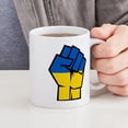 thumbnail image 4 of CafePress - Stand With Ukraine Mugs - 11 oz Ceramic Mug - Novelty Coffee Tea Cup, 4 of 4