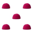 thumbnail image 1 of Qarigey Gorro Gran textura Cómodo Mantener caliente Gorro de lana Multiusos Invierno Transpirable Refrigeración Calavera Gorras Rosa Rojo Rosa roja 5piezas, 1 of 6