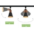 KAYYELAMP 3Pack Halo System Adjustable Titl Angle Track Lighting E26