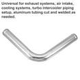 thumbnail image 6 of OD 1.25" Leg Length 6" Car Aluminum Alloy Tube Intercooler Pipe 90 Degree Bend Elbow Air Intake Tubing, 6 of 6