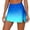 A-Blue46, variant on Women's Skirted Bikini Bottom High Waist Gradient Print Swim Skort Stylish Minimalist Beach & Pool Swimwear