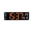 thumbnail image 2 of Meitianfacai 13 Inch Large Digital Clock With Temperature Date Auto DST Night Light Auto Brightness Dimmer, 2 of 2