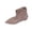 Khaki, variant on LEAVINGSUO Women's Ankle Boots Versatile Plus-Size Pointed Toe Back Zipper Low Heel Soft Sole Comfortable Fall Booties Black 36