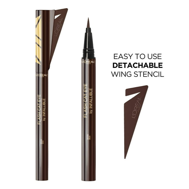 2 PACK L'Oreal Infallible Flash Cat Eye Waterproof Brush Tip Liquid
