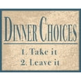 thumbnail image 3 of Anonymous 24x20 Black Modern Framed Museum Art Print Titled - Dinner Choices, 3 of 5