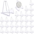 thumbnail image 1 of Hiiwe Lot de 30 Supports de Chevalet en Acrylique pour Pièces (Moyen), 1 of 8