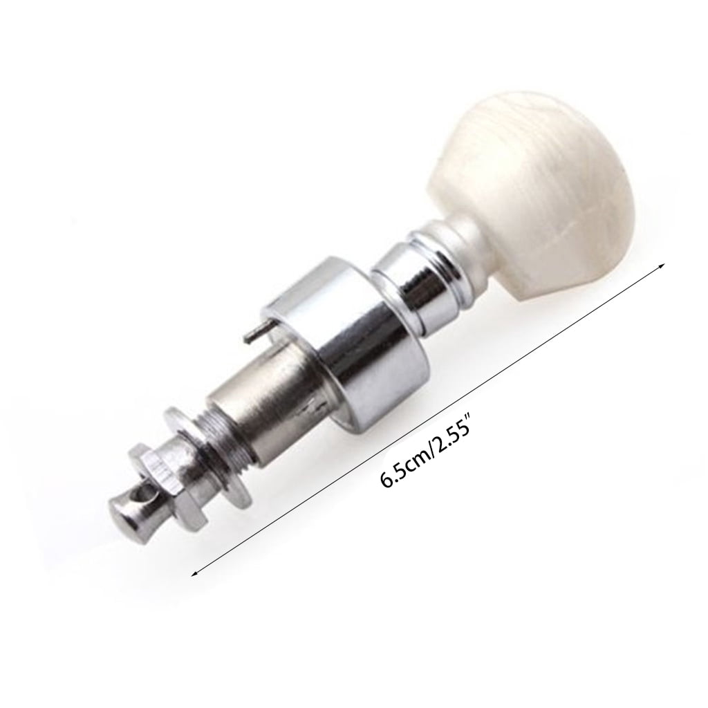 Apooke 5pcs 5 String Banjo Replacement Peg/Key Pearled Machine Head Square Button Tuning Tuner Machine Heads