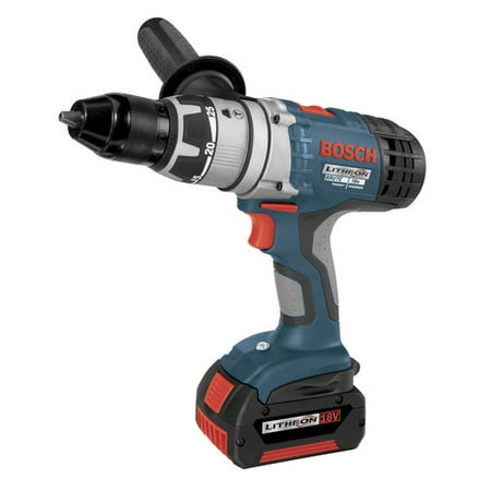 18v Hammer Driver - Factory-Reconditioned Bosch 17618-01-RT 18V Cordless Lithium-Ion BruteTough Hammer Drill Driver (Refurbished)