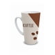 thumbnail image 2 of Duo de tazas de cerámica 502 ml diseño coffee minimalista, 2 of 7