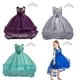 thumbnail image 2 of Vestido de cola para niños 2023 fiesta de cumpleaños niños vestido de princesa de flores para niñas boda carnaval ropa vestido de noche 8-9T (etiqueta 150) Gao Jinjia LED, 2 of 2
