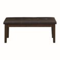 thumbnail image 1 of Topline Home Furnishings Dark Brown Dining Bench, 1 of 4
