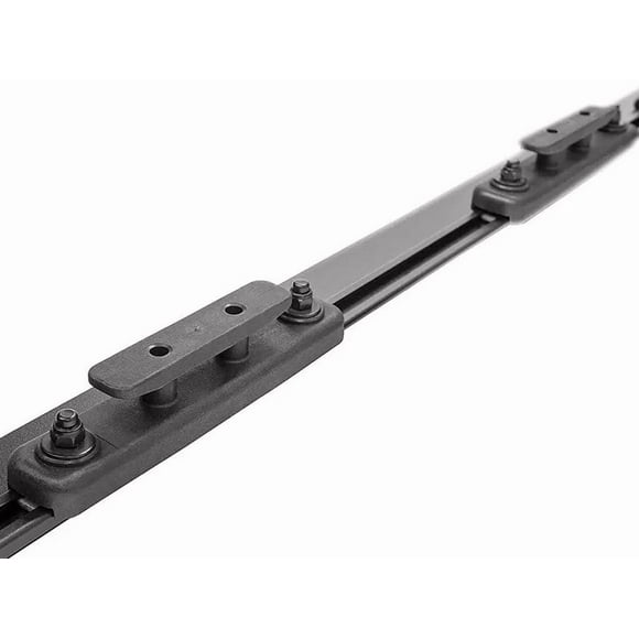 Truxedo Bed Side Rail 1119062 Elevate; Direct-Fit; Bolt On Mount; Powder Coated; Textured Black; Aluminum; With 4 Tie Downs