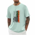 thumbnail image 1 of Camisetas de Manga Larga para Hombre Algodón Impresión Cuello Redondo Blusas de Moda Casual, 1 of 3