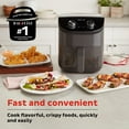 thumbnail image 4 of Instant Essentials 4QT Air Fryer with EvenCrisp Technology that Crisps and Reheats, Easily Adjust Time & Temperature For Quick Meals, 100+ In-App Recipes, from the Makers of Instant Pot, Black, 4 of 4