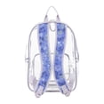 thumbnail image 5 of Eastsport Unisex 16" Success Clear Backpack Bundle with Padded Laptop Sleeve, Cheerful Flowers, 5 of 11