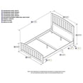 thumbnail image 2 of Richmond Traditional Bed with Matching Foot Board in, Multiple Colors and Sizes, 2 of 2