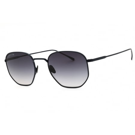 Lacoste L198SN 424 51mm Geometric Sunglasses Unisex Matte Blue