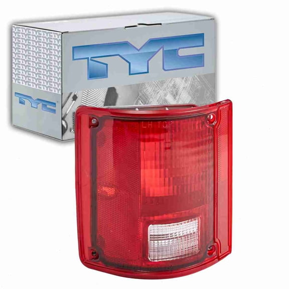 TYC Left Tail Light Lens compatible with Chevrolet C10 Suburban 1978-1986