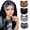 A2, variant on Leopard Print Head Wraps Elastic Stretchy Hair Bands Yoga Outdoor Headwear Running Workout Headwear Head Scarfs Turban for Women Girls Pack of 4