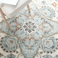 thumbnail image 6 of Safavieh Heritage Kagan Oriental Area Rug, Ivory/Blue, 6' x 6' Round, 6 of 11