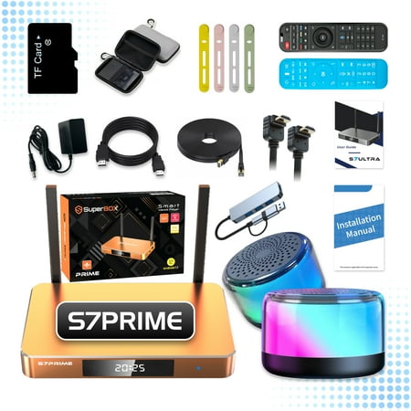 Superbox S7 PRIME Android TV Device with WiFi-6 and 128GB