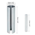 thumbnail image 2 of 3/4"to 7/8" inch Engine Shaft Sleeve Adapter Kit with Step Key Silver Tone for Car, 2 of 5