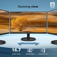 thumbnail image 3 of Restored Philips 221V8LB 22 inch Class Thin Full HD (1920 x 1080) Monitor, 100Hz Refresh Rate, VESA, HDMI x1, VGA x1, LowBlue Mode, Adaptive Sync (Refurbished), 3 of 6